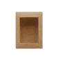 50PCS Kraft Paper Gift Boxes with PVC Window White Black Bakery Packaging Carton - L