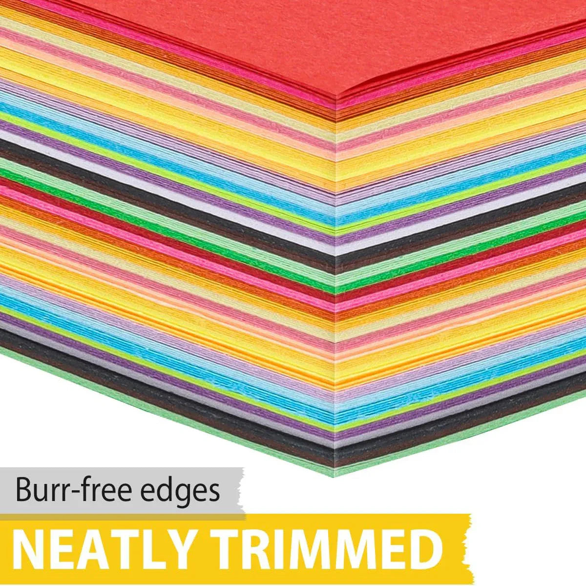 A4 Coloured Paper 70/80GSM Multi Colours for Craft Scrapbook School Project - 25-Colour