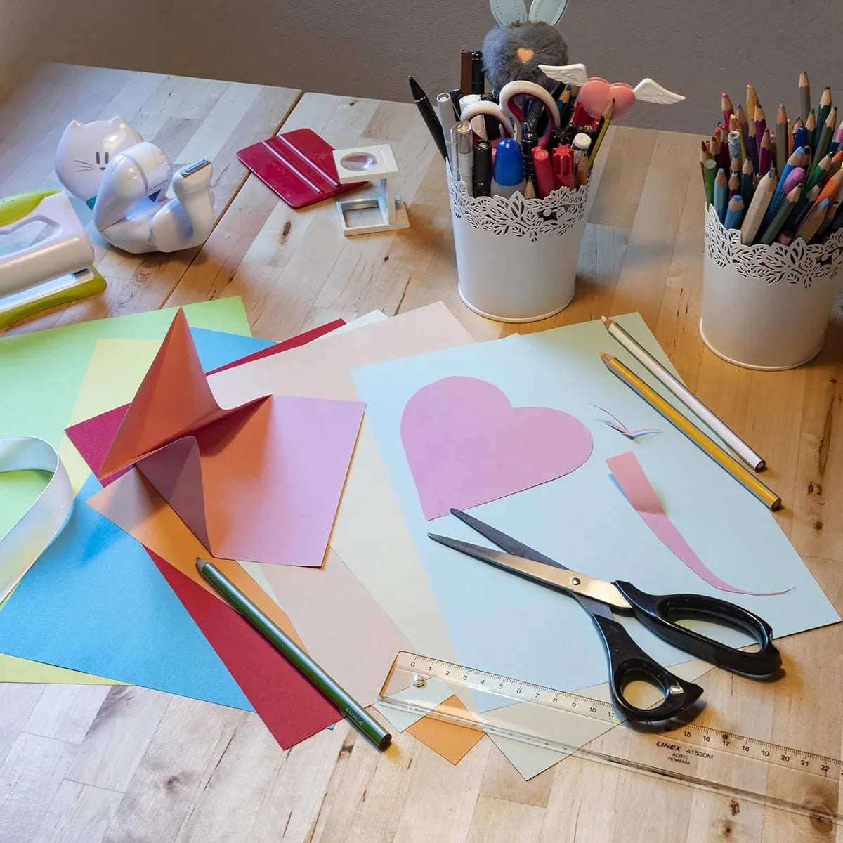 A4 Coloured Paper 70/80GSM Multi Colours for Craft Scrapbook School Project - 25-Colour