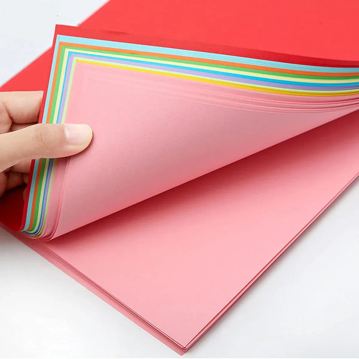 A4 Coloured Paper 70/80GSM Multi Colours for Craft Scrapbook School Project - 25-Colour