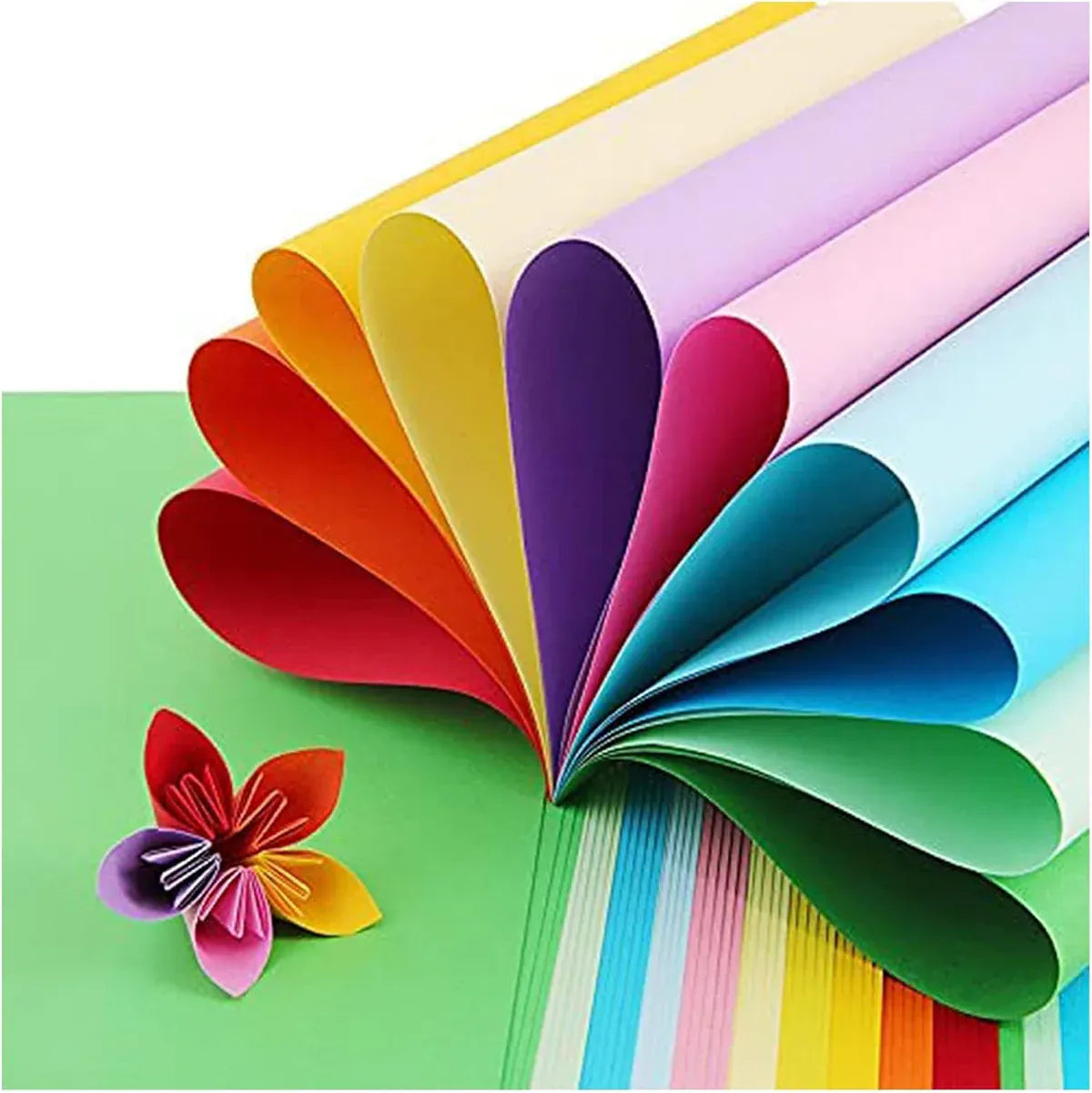 A4 Coloured Paper 70/80GSM Multi Colours for Craft Scrapbook School Project - 25-Colour