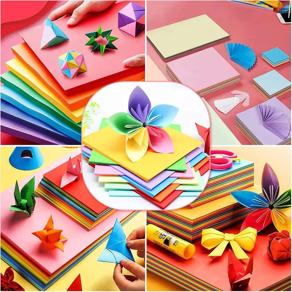 A4 Coloured Paper 70/80GSM Multi Colours for Craft Scrapbook School Project - 25-Colour