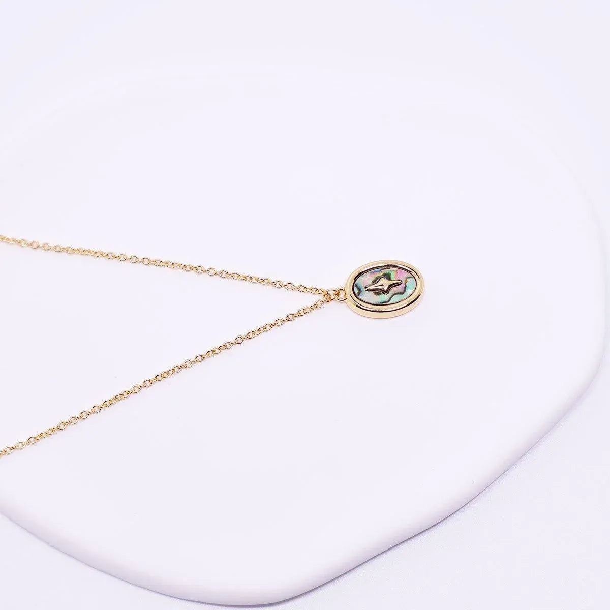 Retro Fashion Style Natural Stone Design Necklace for Women Vintage Jewelry - Have a pendant