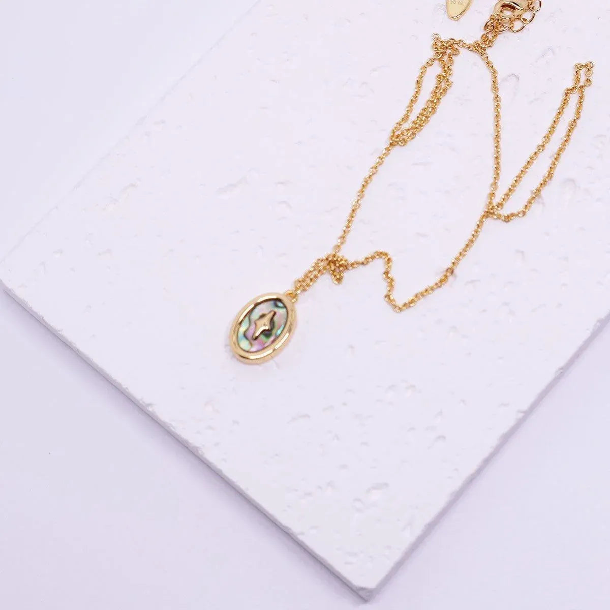Retro Fashion Style Natural Stone Design Necklace for Women Vintage Jewelry - Have a pendant
