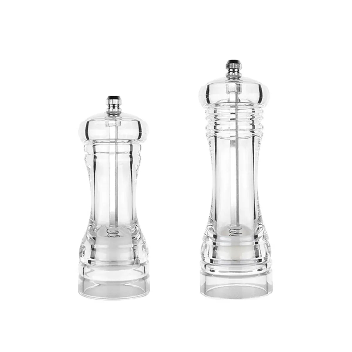 Transparent Manual Spice Grinder Bottle Multi Purpose Seasoning Dispenser - 6inch