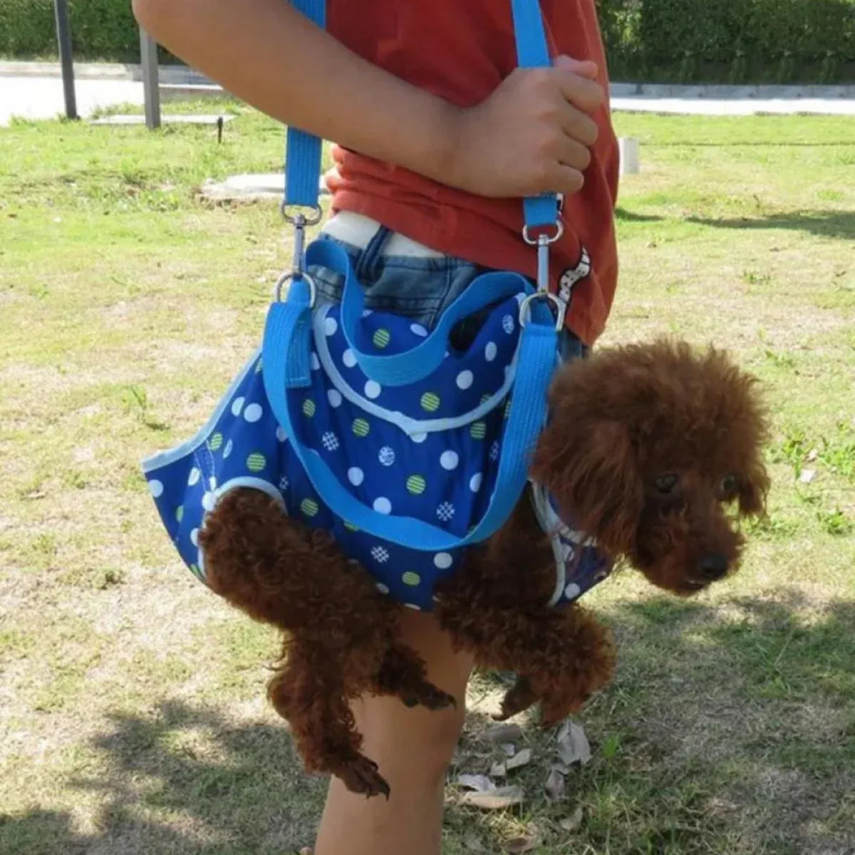 Pet Portable Travel Backpack Dog Four-Legged Carrier Crossbody Bag Durable - S
