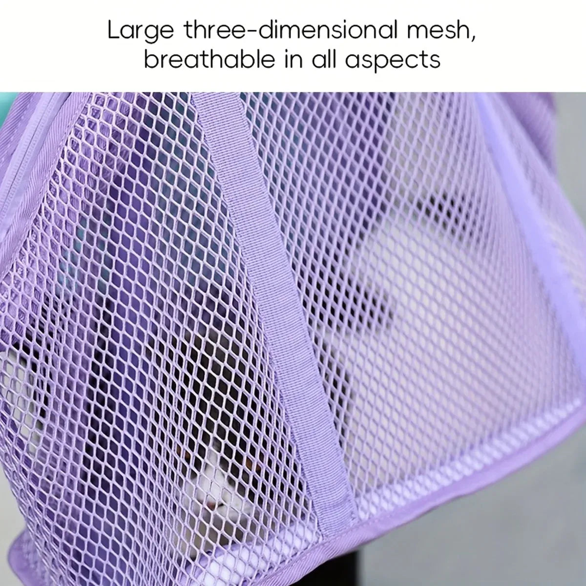 Escape Proof Pet Carrier Mesh Shoulder Bag Small Pet Travel Secure Strap Use