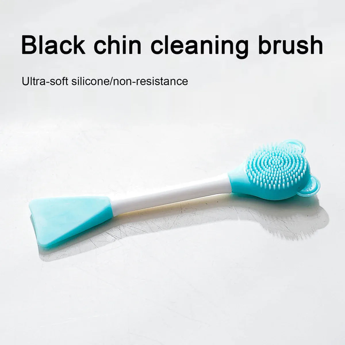 Cat Cleaning Silicone Brush Pet Toothbrush Dog Cleaning Brush Grooming Tool - Purple