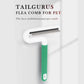 T Type Pet Grooming Rake Comb Stainless Steel for Dogs Cats Hair Length Control - Green