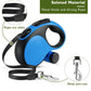 Durable Pet Leash for Small Dogs Adjustable Dog Leash Comfortable Pet Harness - White-3M