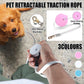 2M Outdoor Mini Retractable Leash Traction Rope Cats Dogs Durable - White