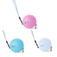 2M Outdoor Mini Retractable Leash Traction Rope Cats Dogs Durable - White