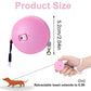 2M Outdoor Mini Retractable Leash Traction Rope Cats Dogs Durable - White