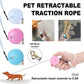 2M Outdoor Mini Retractable Leash Traction Rope Cats Dogs Durable - White