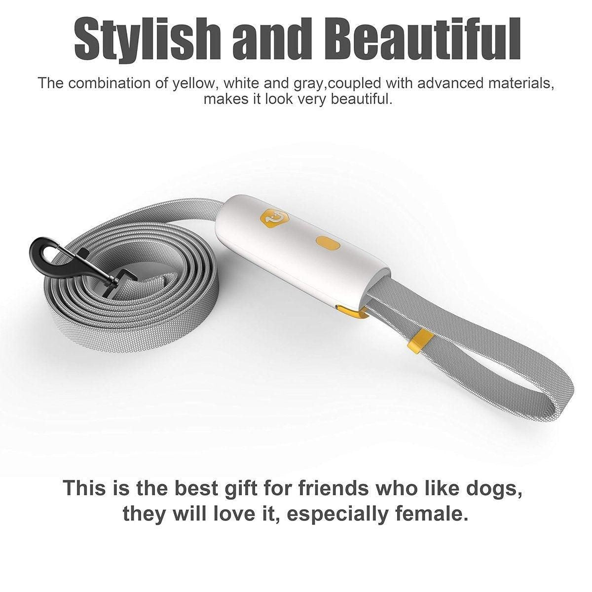 Nylon Leash for Small Medium Dogs Durable Adjustable Walking Lead Strap - Yellow
