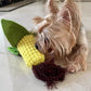 Simulation Corn Dog Chew Toy for Pets Durable Slow Feeder Toy for Dog Boredom