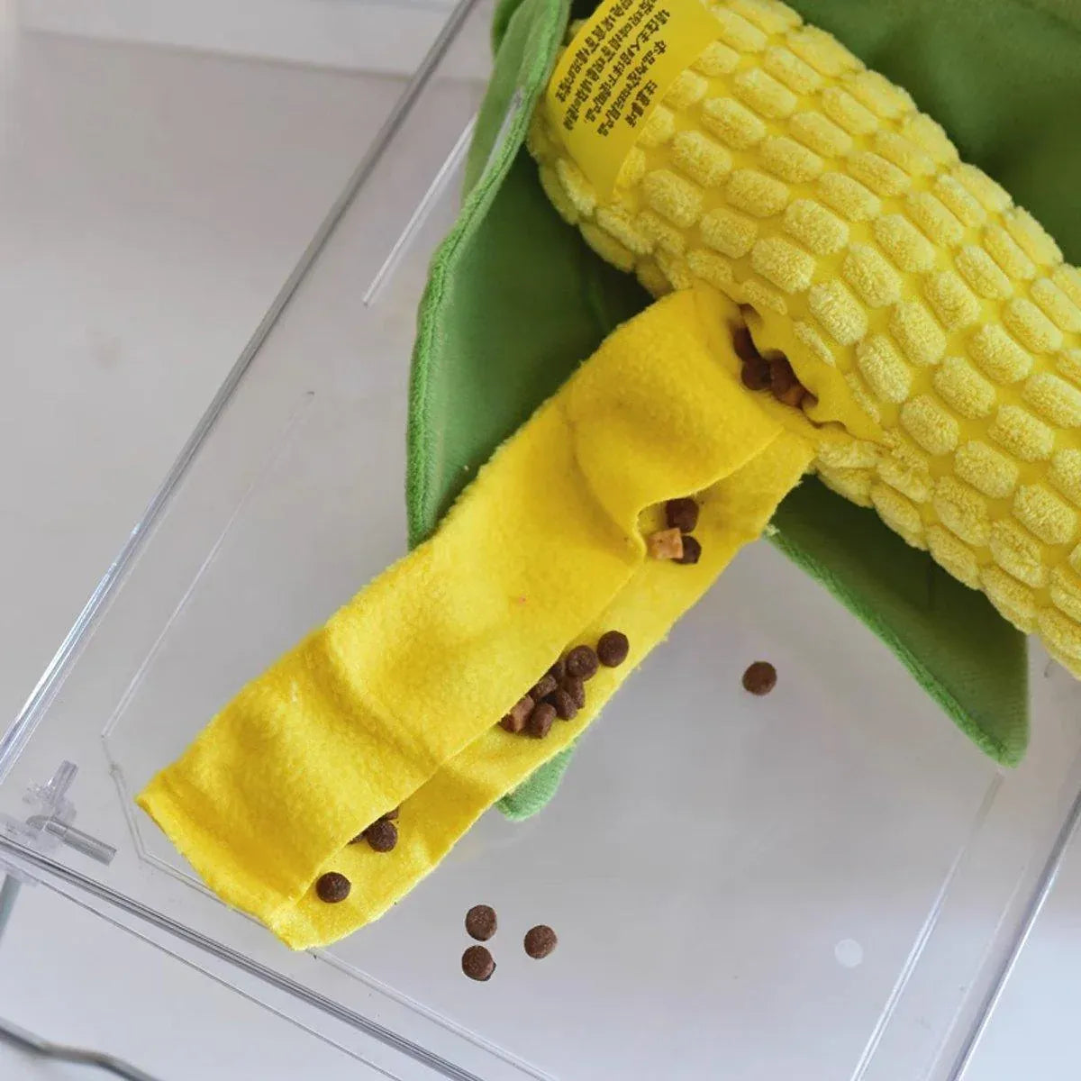 Simulation Corn Dog Chew Toy for Pets Durable Slow Feeder Toy for Dog Boredom
