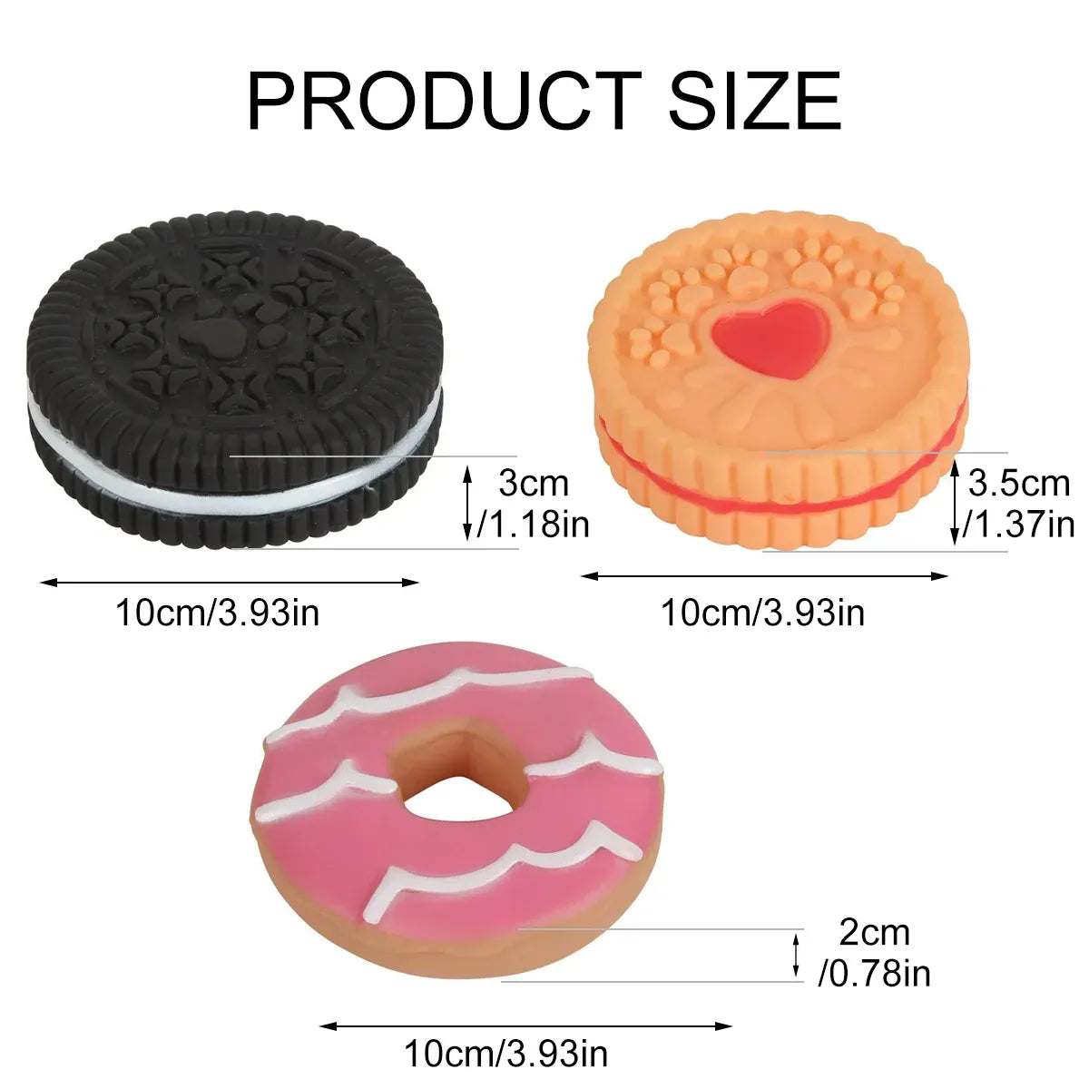 Dog Teeth Grinding Toy Round Cake Shape Dog Chew Biting Toy Fun Interactive - Pink