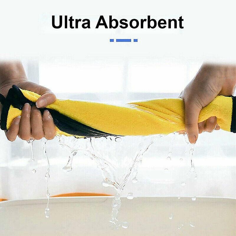 Pet Drying Towel Ultra-Absorbent Water Dog Cat Bath Microfiber Clean Soft Cloth - 30 X 60CM