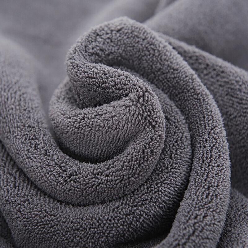 Pet Drying Towel Ultra-Absorbent Water Dog Cat Bath Microfiber Clean Soft Cloth - 70 X 140CM