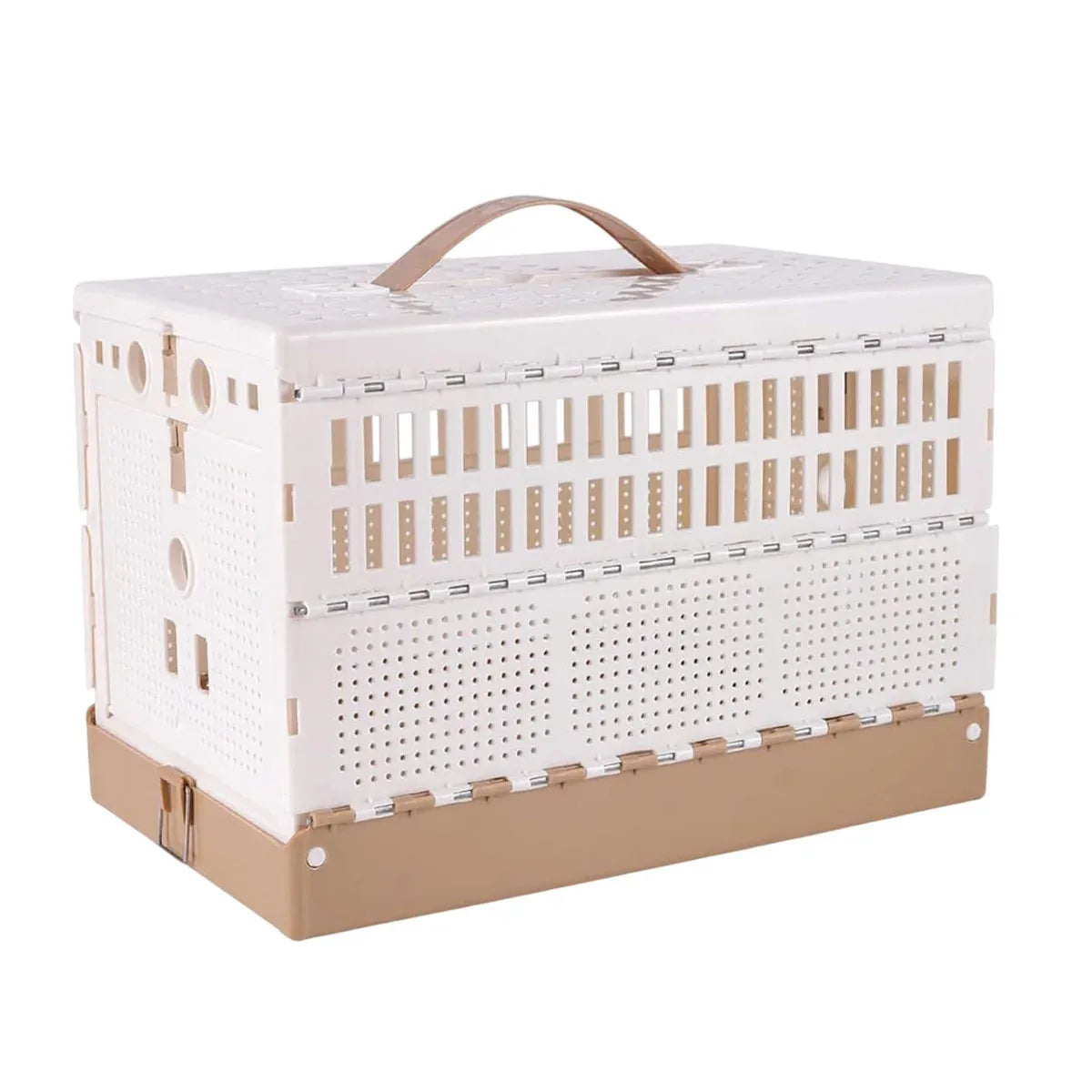 Pigeon Cage Foldable Plastic Homing Pigeon Crate Carrier Training Transport Box
