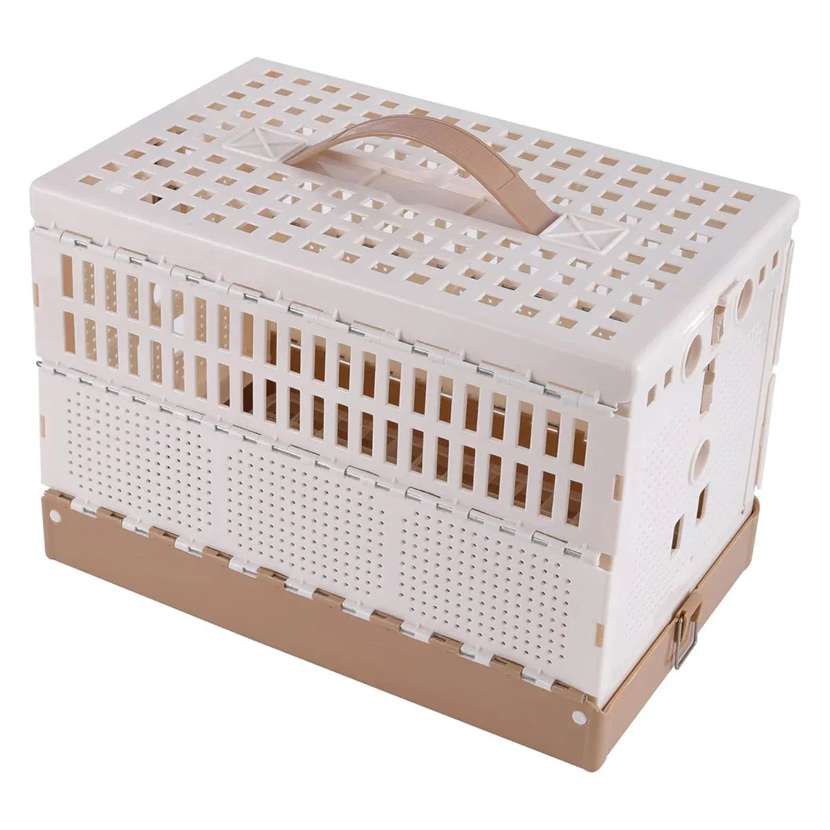 Pigeon Cage Foldable Plastic Homing Pigeon Crate Carrier Training Transport Box