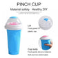 Slushie Maker Cup Quick Freeze Magic Squeeze Cup Milkshake Cup Ice Cream Maker - Green