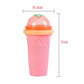 Slushie Maker Cup Quick Freeze Magic Squeeze Cup Milkshake Cup Ice Cream Maker - Green