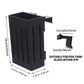 Hydroponic Plant Storage Rack Fish Tank Decoration Square Aquarium Basket Holder - White