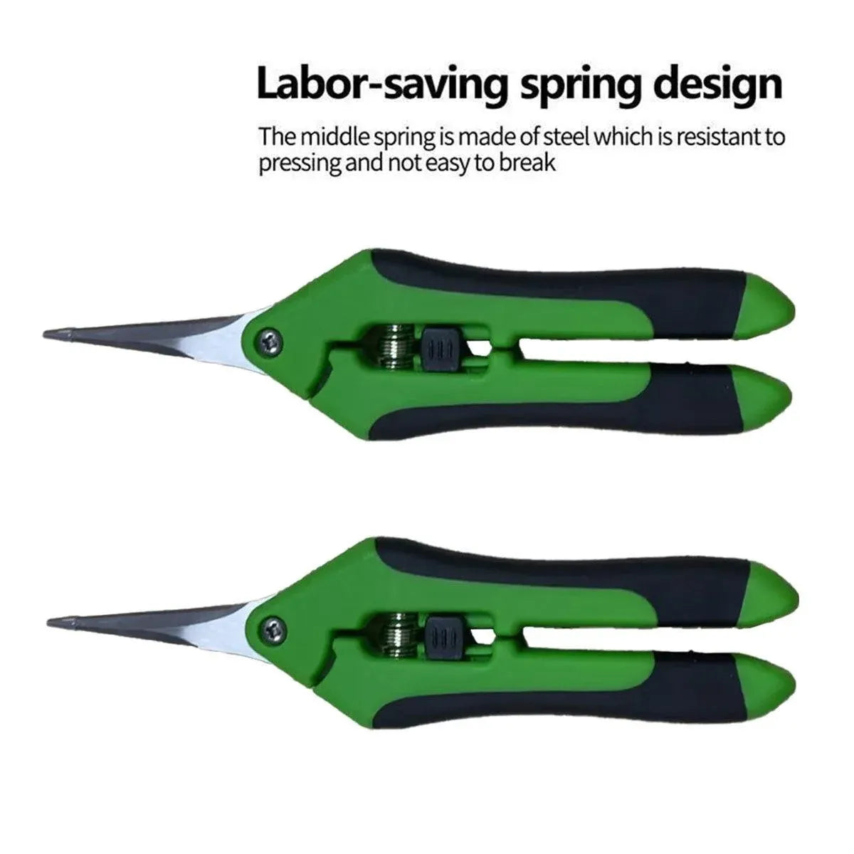 2Pcs Pruning Shears Plant Scissors Trim Trees Snips Branch Garden Secateurs Tool