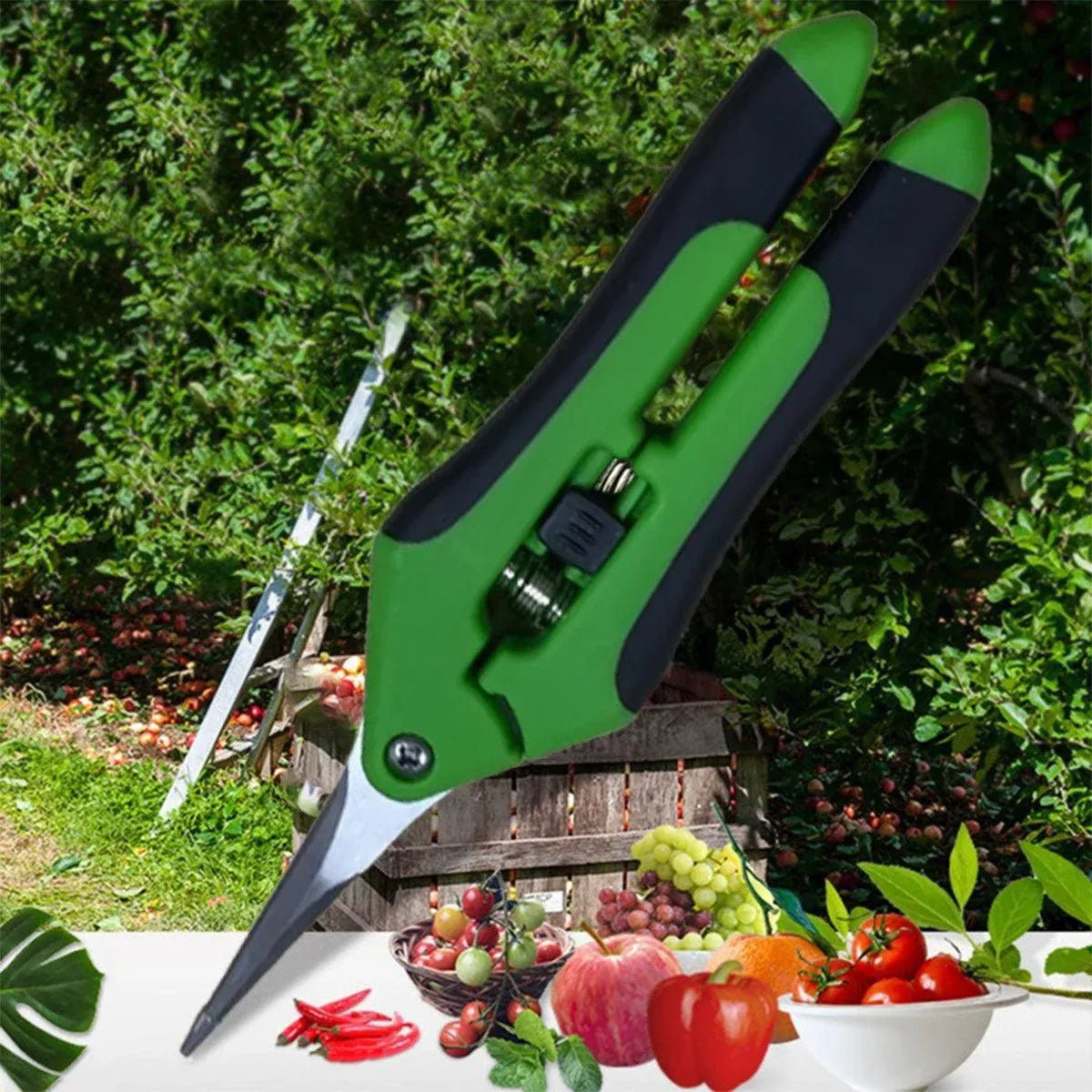 2Pcs Pruning Shears Plant Scissors Trim Trees Snips Branch Garden Secateurs Tool