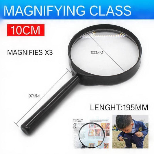 10cm Handheld Magnifying Glass Loupe for Optimal Reading