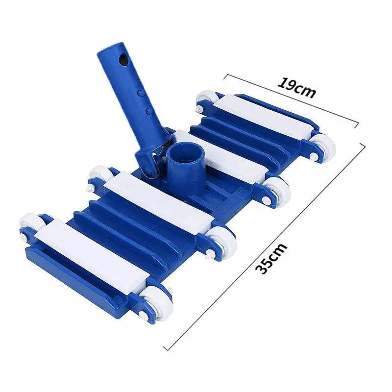 Heavy Duty Flexible Pool Vacuum Head with Wheels for 38mm Hose