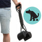 Long Handle Pet Pooper Scooper with Clamping Jaw for Dog Waste Pickup Outdoor Use