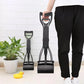 Long Handle Pet Pooper Scooper with Clamping Jaw for Dog Waste Pickup Outdoor Use