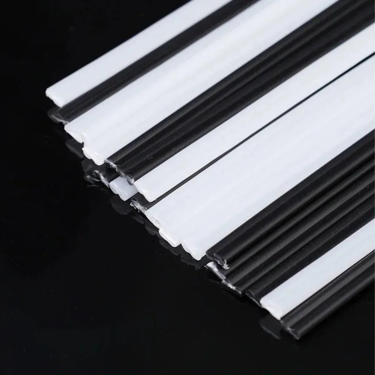 Bumper Plastic Welding Rod Torch 50CM/25CM Assorted Colours and Materials - White - PP 25cm