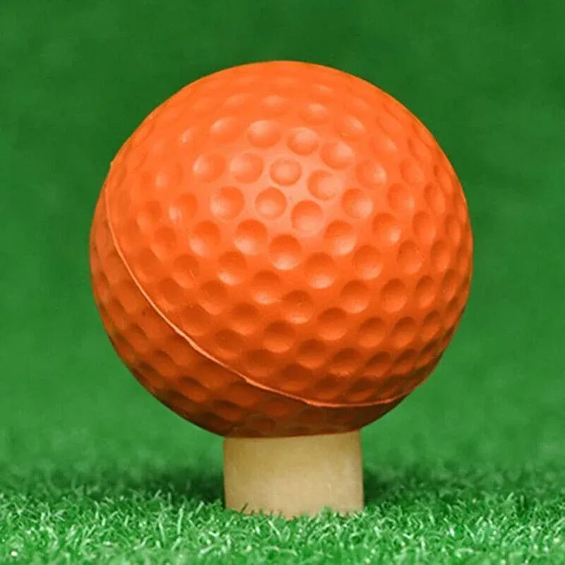 Indoor Outdoor Golf Training Foam Balls 12 Pack PU Soft Practice Accessories - Blue