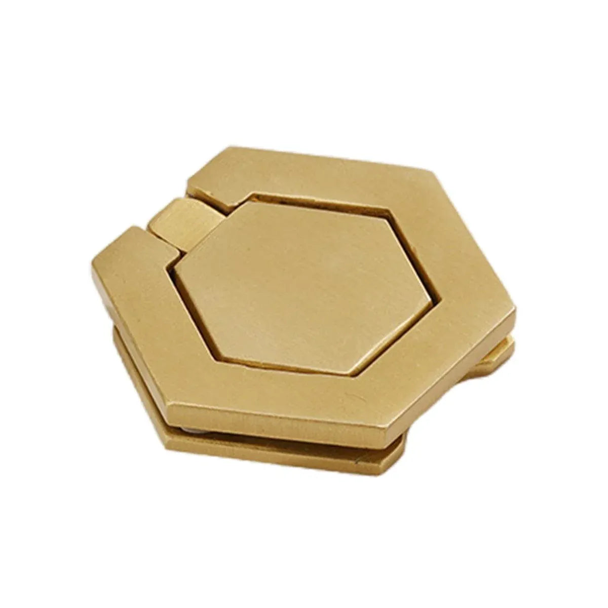 Modern Cabinet Door Handle Single Hole 6 Sided Pull Handle for Drawer Closet