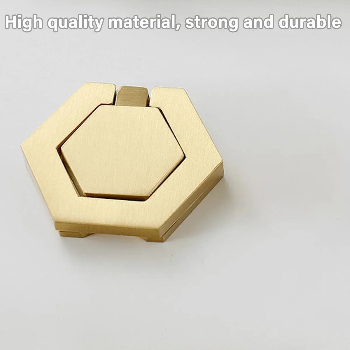 Modern Cabinet Door Handle Single Hole 6 Sided Pull Handle for Drawer Closet