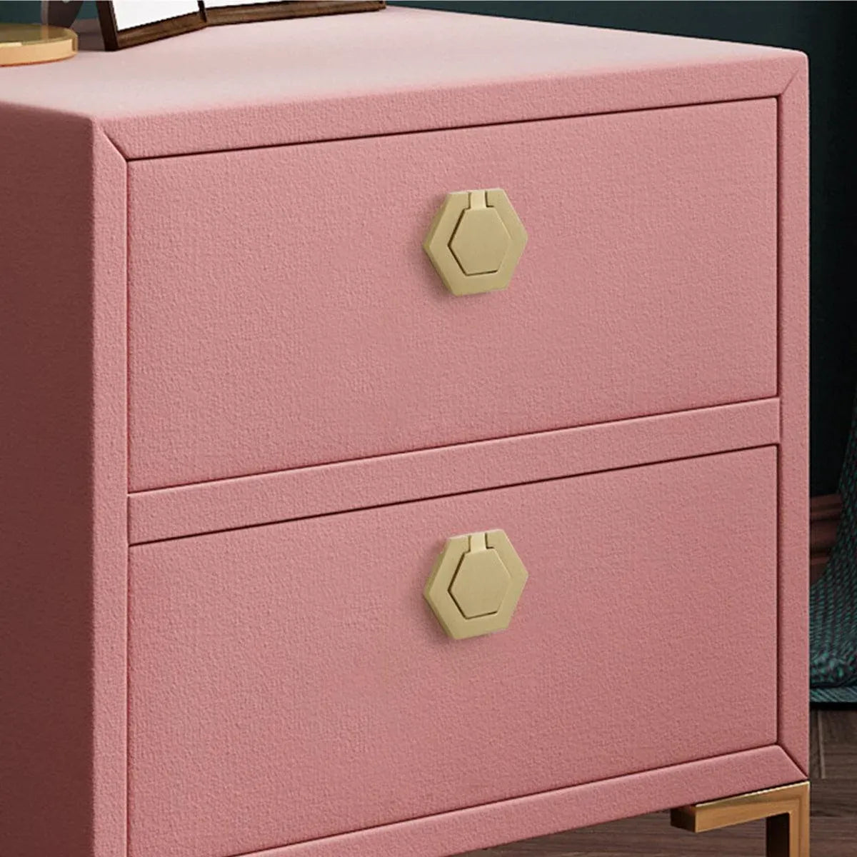 Modern Cabinet Door Handle Single Hole 6 Sided Pull Handle for Drawer Closet