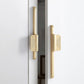 Modern Wardrobe Cabinet Handles Simple Door Pull Handles Home Furniture Hardware - Copper-S