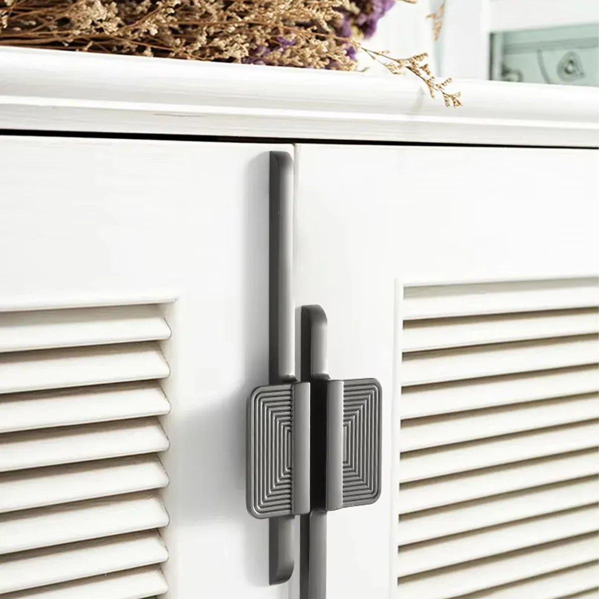 Modern Wardrobe Cabinet Handles Simple Door Pull Handles Home Furniture Hardware - Copper-S