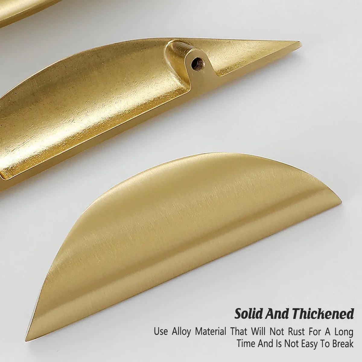 Chinese Cabinet Door Handle Pure Copper Pull Drawer Hand Handle Furniture - Handle Type