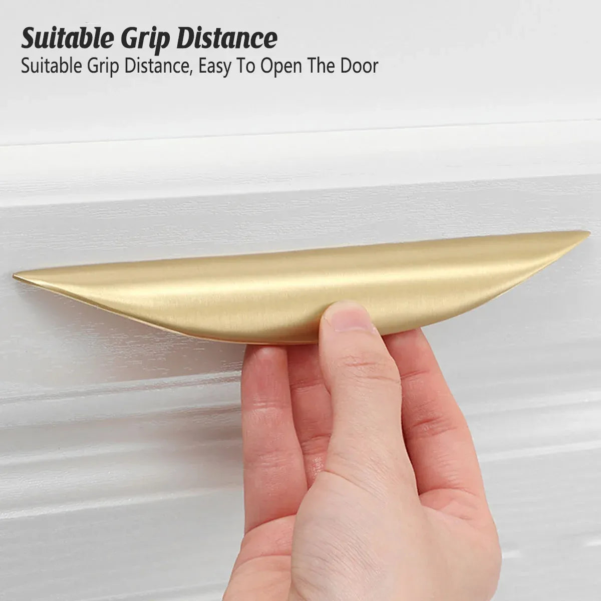 Chinese Cabinet Door Handle Pure Copper Pull Drawer Hand Handle Furniture - Handle Type