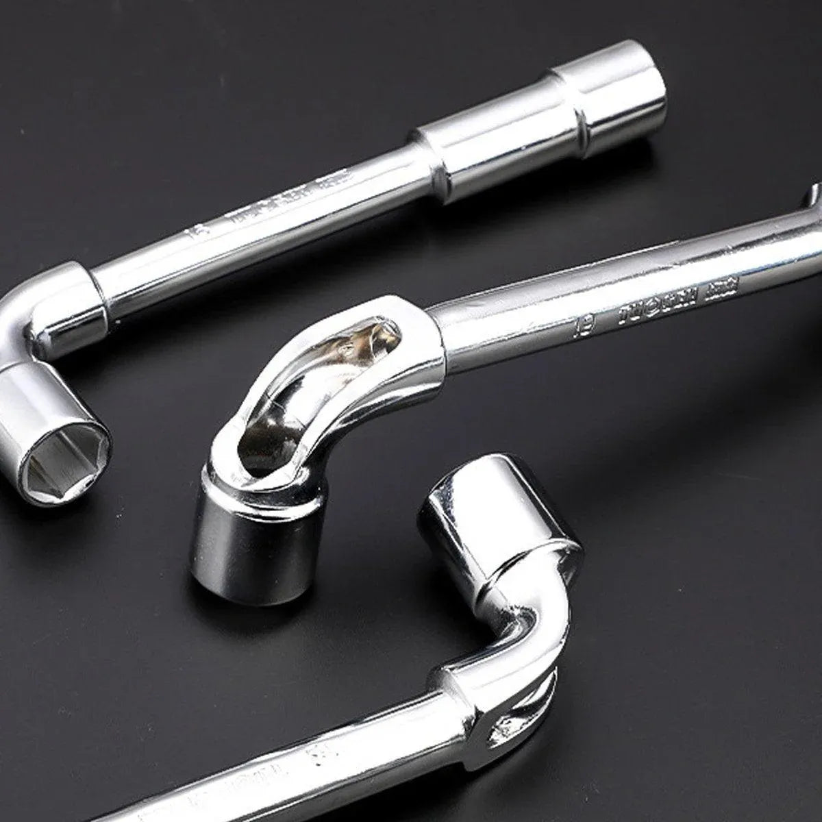 6-23mm L Shaped Socket Wrench Elbow Multi Size Hardware Repair Tool Set - 16mm