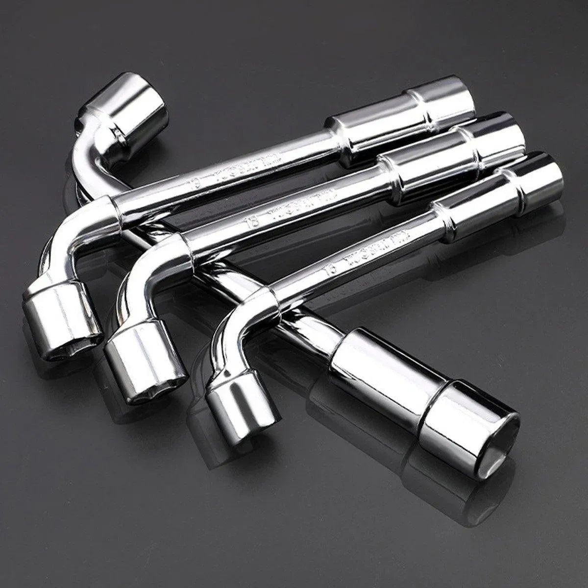 6-23mm L Shaped Socket Wrench Elbow Multi Size Hardware Repair Tool Set - 16mm