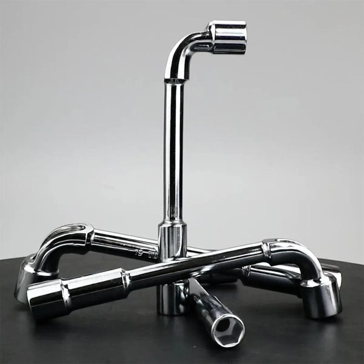6-23mm L Shaped Socket Wrench Elbow Multi Size Hardware Repair Tool Set - 16mm