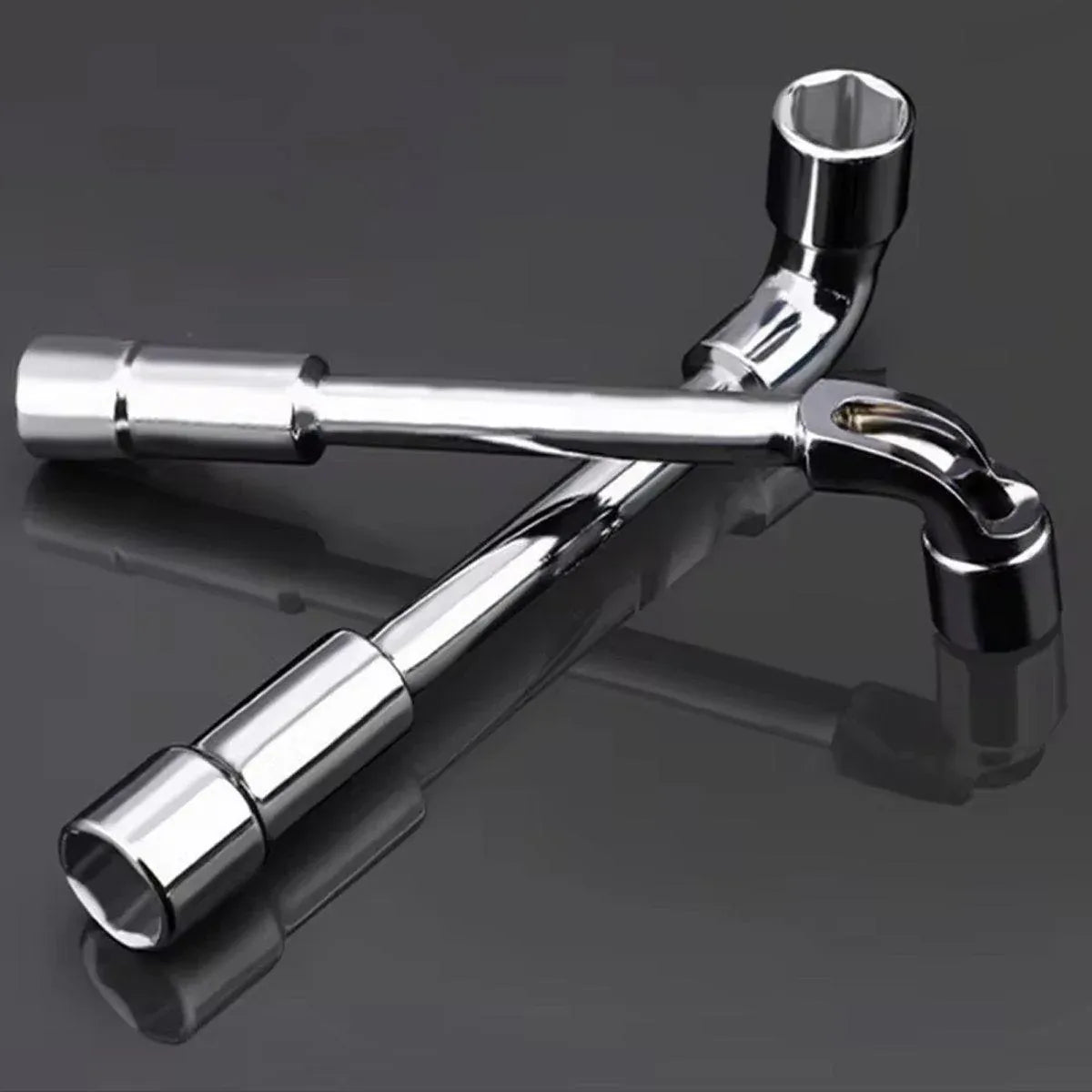 6-23mm L Shaped Socket Wrench Elbow Multi Size Hardware Repair Tool Set - 16mm