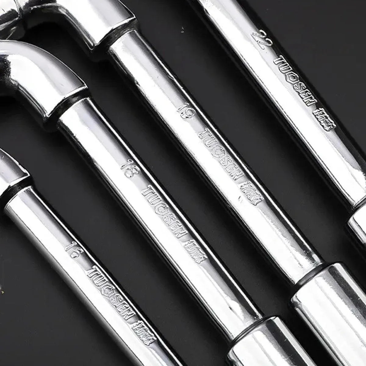 6-23mm L Shaped Socket Wrench Elbow Multi Size Hardware Repair Tool Set - 16mm