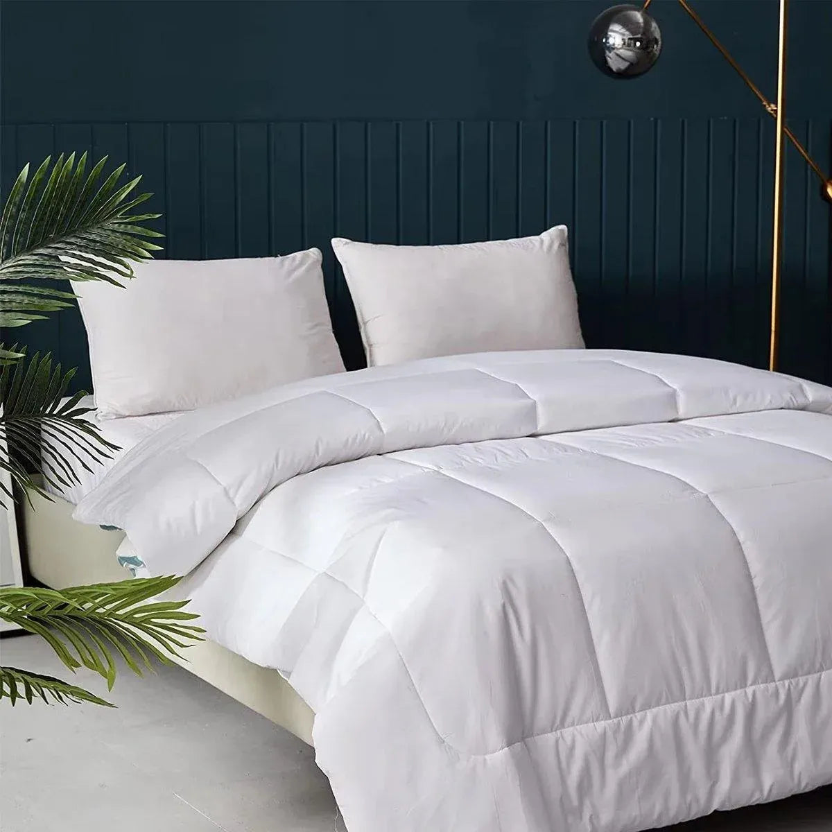 Luxury Hotel Quilt Core – Soft Microfiber Down Alternative Comforter for All Seasons - 160x210cm-Brushed